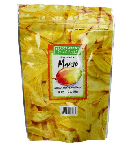 Trader Joe's Dried Fruit Freeze Dried Mango Unsweetened and Unsulfured ...