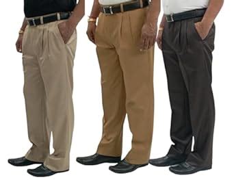 Buy Clavelite Formal Plate Trouser Pant for Men Regular fit Polyester ...