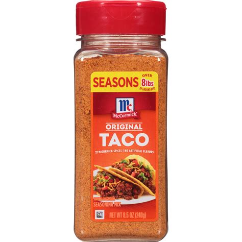 McCormick Taco Seasoning Mix, 8.5 oz Mixed Spices & Seasonings ...