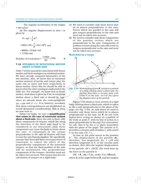 System Of Particles And Rotational Motion - NCERT Book of Class 11 ...