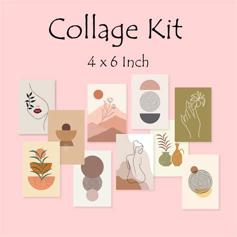 Buy FOLDEP 50PCS Minimalist Wall Collage Aesthetic Pictures for Bedroom ...