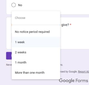 Image result for Drop Down Menu in Data Form