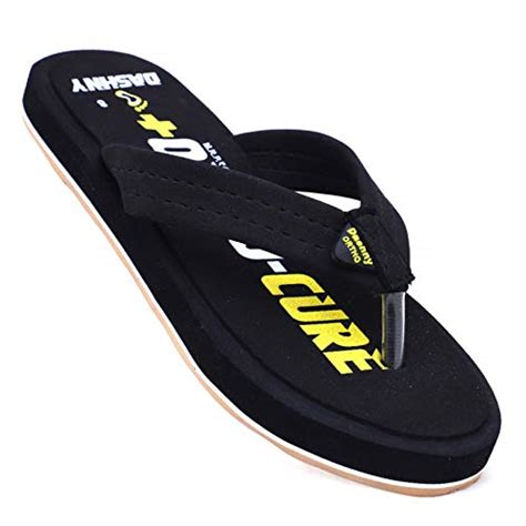 Buy Dashny Men's Black Diabetic & Orthopedic Slipper - 6 UK at Amazon.in