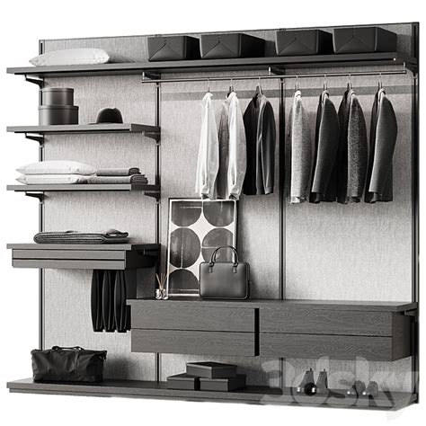 Wardrobe system Rimadesio Dress Bold 3ds Max 3Dsky Model Free Download ...