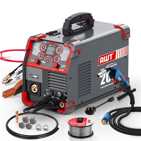 Buy AWTMIG Welder, 200Amp 8 in 1 MIG/less Flux Core MIG/Stick/Lift TIG ...
