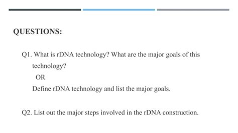 rDNA Technology Grade 12 的图像结果