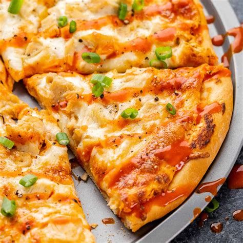 Buffalo Chicken Pizza - The Stay At Home Chef