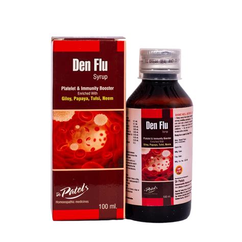 Buy Dr Patel's Homeopathic Den Flu Syrup - Platelet & Immunity Booster ...