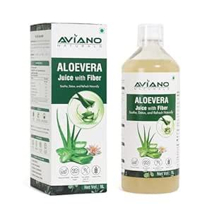 AVIANO Aloe Vera juice with Pulp | All Natural tonic for Immunity ...