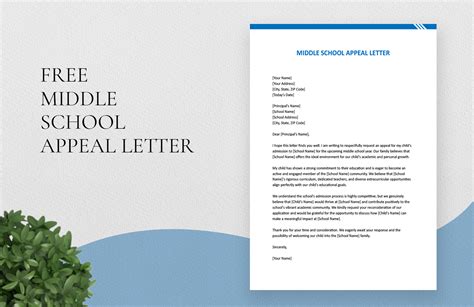 Middle School Appeal Letter in Word, Google Docs - Download | Template.net