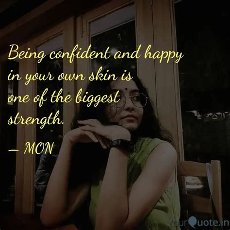 Being confident and happy... | Quotes & Writings by বলাকা 🕊️ | YourQuote