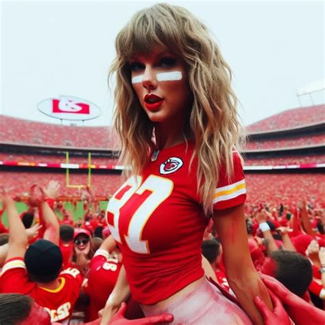 Taylor Swift KC Chiefs Ai 的图像结果