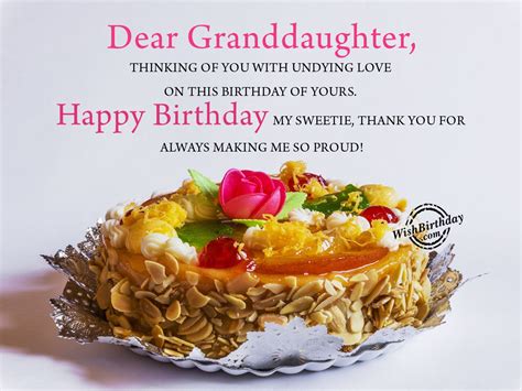 Birthday Wishes For Granddaughter - Birthday Wishes, Happy Birthday ...