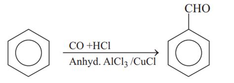 Choose the Gattermann-Koch reaction. - Tardigrade