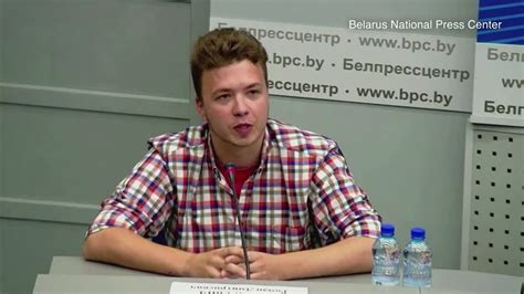 Belarus Parades 'Hostage' Dissident Pratasevich Before Press Yet Again ...