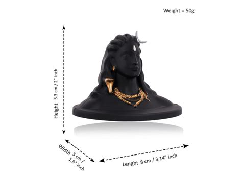 Buy Craftvatika Adiyogi Shiva Statue for Diwali Decoration Items - Car ...