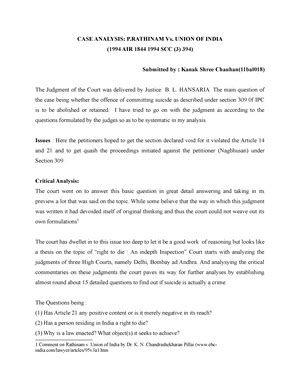 Jurisprudence notes - ...... - Jurisprudence – II UNIT I – State ...