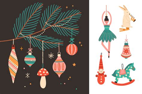 Christmas baubles set – MasterBundles