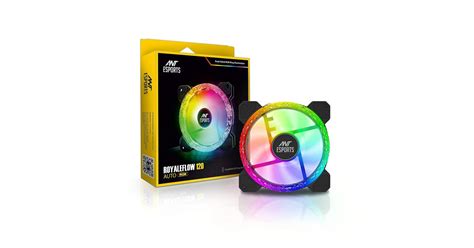Ant Esports Royaleflow 120 Auto RGB 120mm 1200 RPM Cooler Case Fan with ...