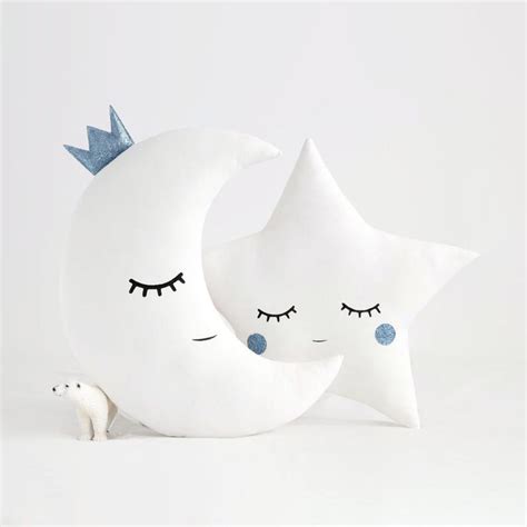 Moon and Star Cot Cushions – The Purple Tree