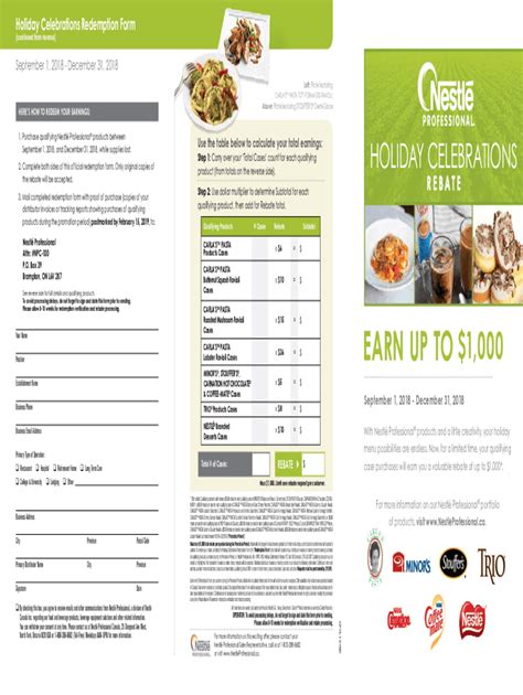 Fillable Online Frozen Pasta, Enchiladas, Casseroles and More - goodNes ...