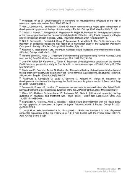 Displasia de caderas | PDF