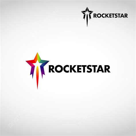 Colorful Rainbow Rocket Star Logo Symbol, 3d, Abstract, Background PNG ...