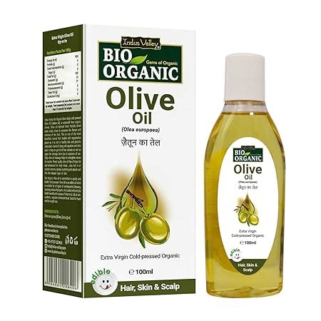 Indus Valley Bio Organic Pure Extra Virgin Olive 100% Organic and Cold ...