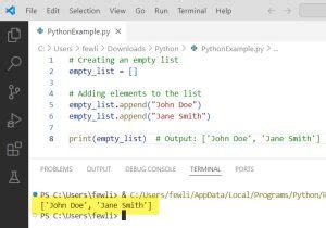 How to Create Empty Array in Python 的图像结果