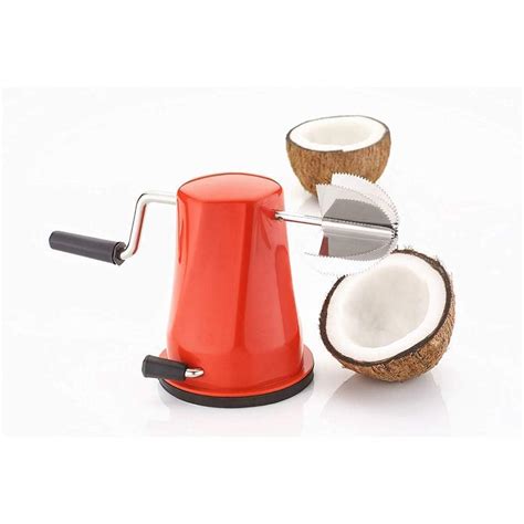 Stainless Steel & Abs Plastic Coconut Scraper Grater Shredder with ...