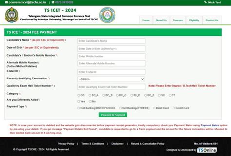 TG ICET (TS ICET) Registration 2026: How to Fill Application Form, Fees ...