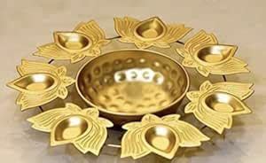 Buy Railing Planter impex > Kamal Urli Bowl Handcrafted (10 Inch) Kamal ...