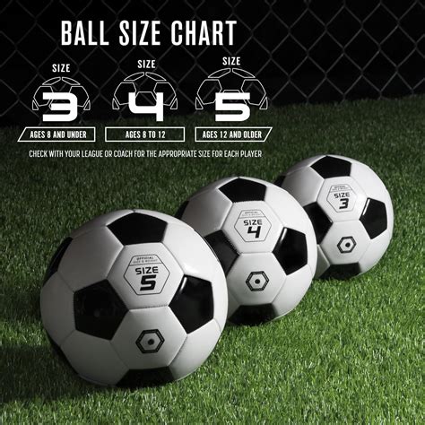 GoSports Classic Black and White Soccer Ball with Premium Pump ...