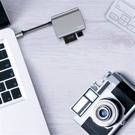 Baseus SD TF Card + USB 2.0 HUB Adapter : Amazon.in: Electronics