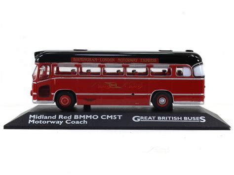 1968 Motorway Coach Midland Red 1:76 Atlas diecast scale model bus ...