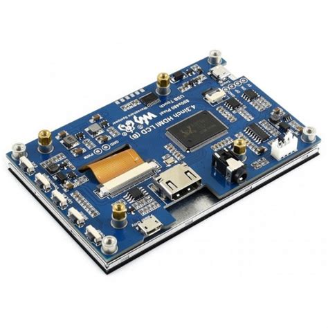 Buy Waveshare 4.3inch Capacitive Touch Screen LCD (B), 800×480, HDMI ...