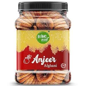 BEING VEGAN Afghani Anjeer Dried Figs | Natural, Rich in Iron, Fibre ...