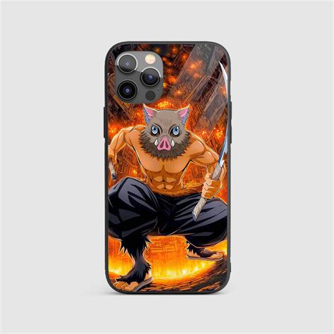 Inosuke Infinity Castle Silicone Armored Phone Case