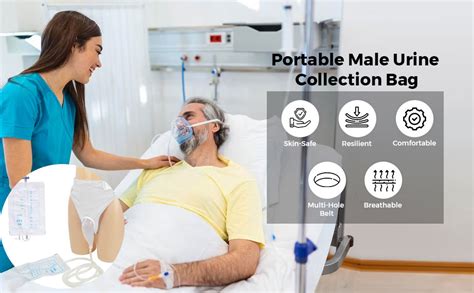 Buy HANNEA® Wearable Urinal for Men, Protable Male Urine Collection Bag ...