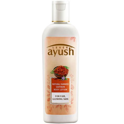 Lever Ayush Natural Fairness Saffron Body Lotion, 300 ml Price, Uses ...
