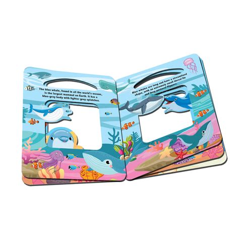 Die Cut Window Board Book - In the Ocean : Children Educational Pictur