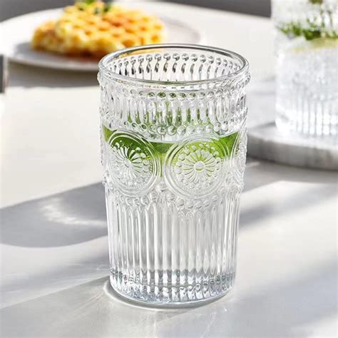 Buy WRINGO 280ml Italian Premium Juice Glasses and Transparent Water ...