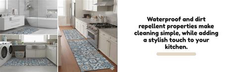 Yagzon Kitchen Rug Sets of 2 Piece Non Slip Kitchen Rugs and Mats ...