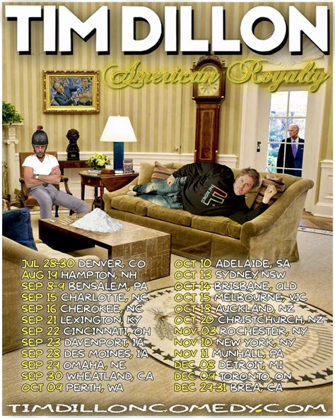 Tim Dillon 👑 American Royalty Tour : r/TimDillon