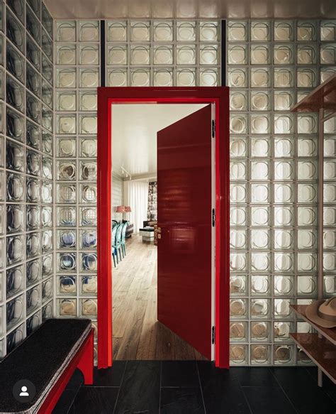 Pin by Maren Phillips on living spaces | Glass blocks wall, Interior ...