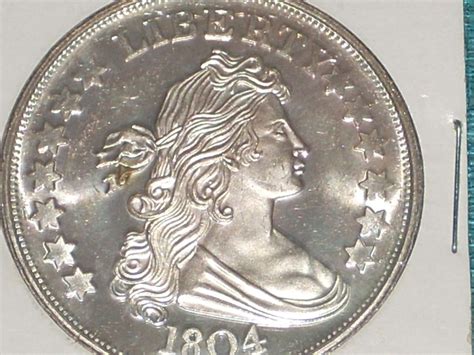 1 oz .999 Fine Silver Dollar Round Dexter Hendrickson Liberty 1804 ...