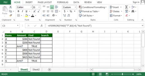 Image result for Using If Function to Find a Character