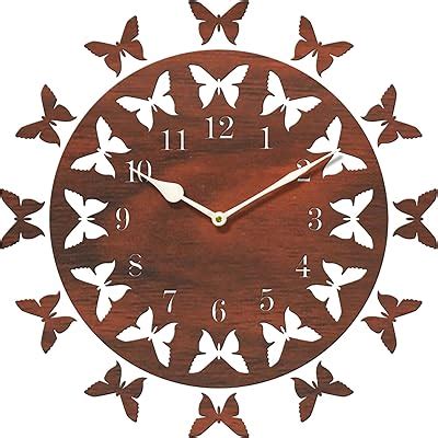 Buy Sehaz Artworks Wall Clock|Wooden Analog Wall Clock for Home Stylish ...