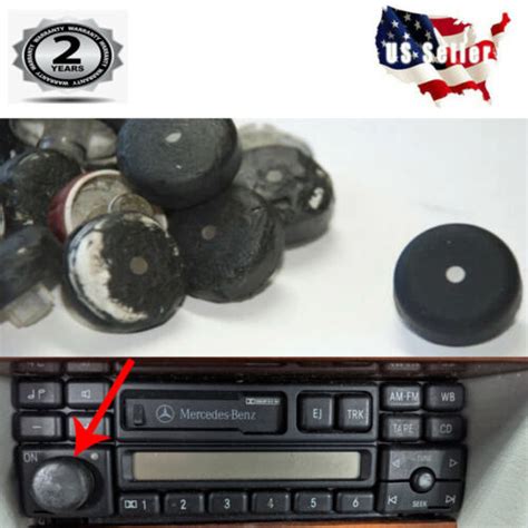 Buy For Mercedes W126 W124 W140 W210 R129 Replacement Radio Knob Button ...