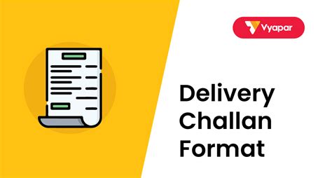Delivery Challan Format Free Download